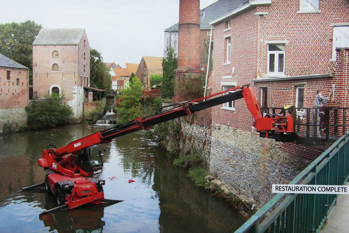 machine pour travaux extérieurs